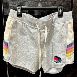Rip Curl shorts rainbow stripes